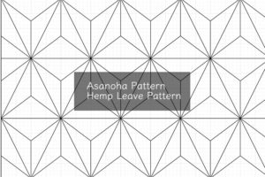 Asanoha Sashiko Pattern Cover